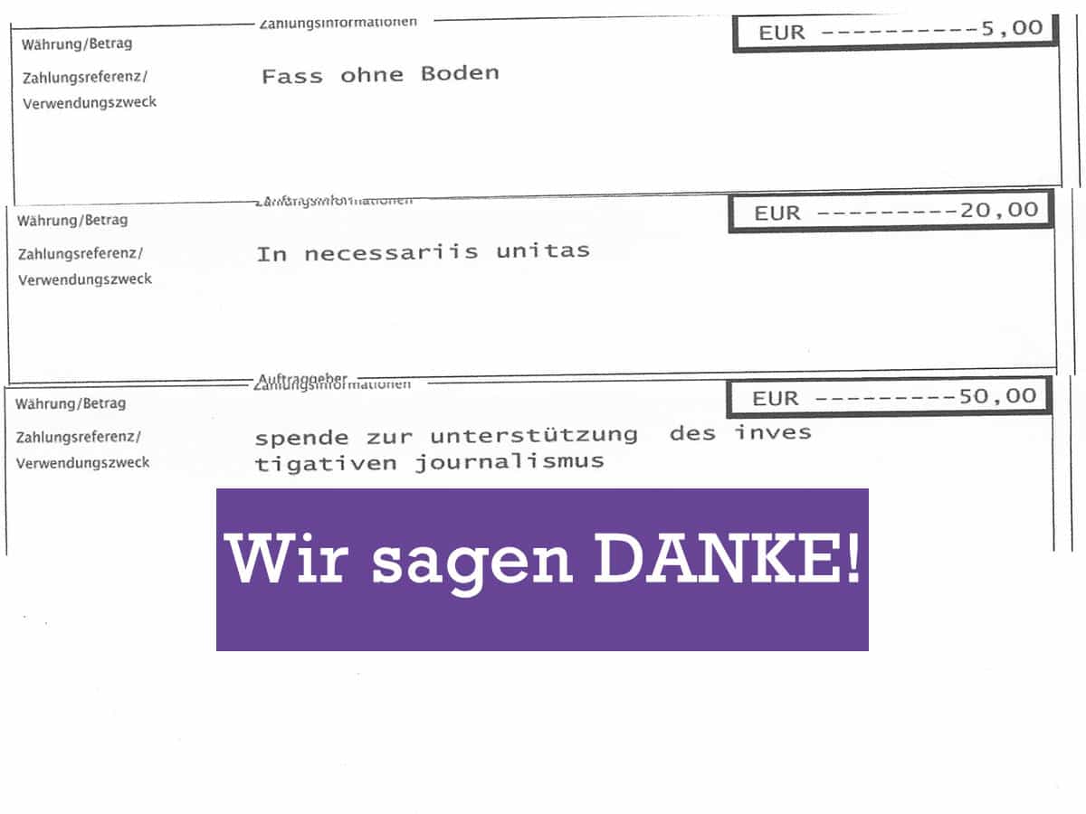 Danke für Ihre Spende!