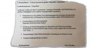 100 % Communications PR-Agentur-GmbH - Landeshauptmann Termine