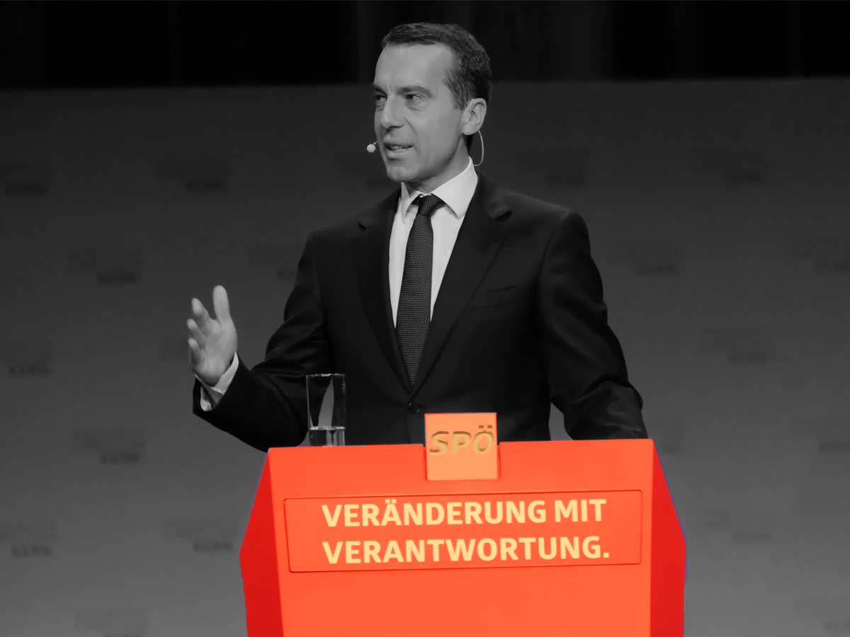 SPÖ-Dokumente und Christian Kern - Foto Claudio Schiesl