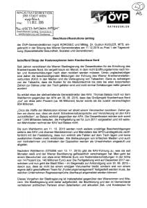 Beschlussantrag der ÖVP Wien 2015