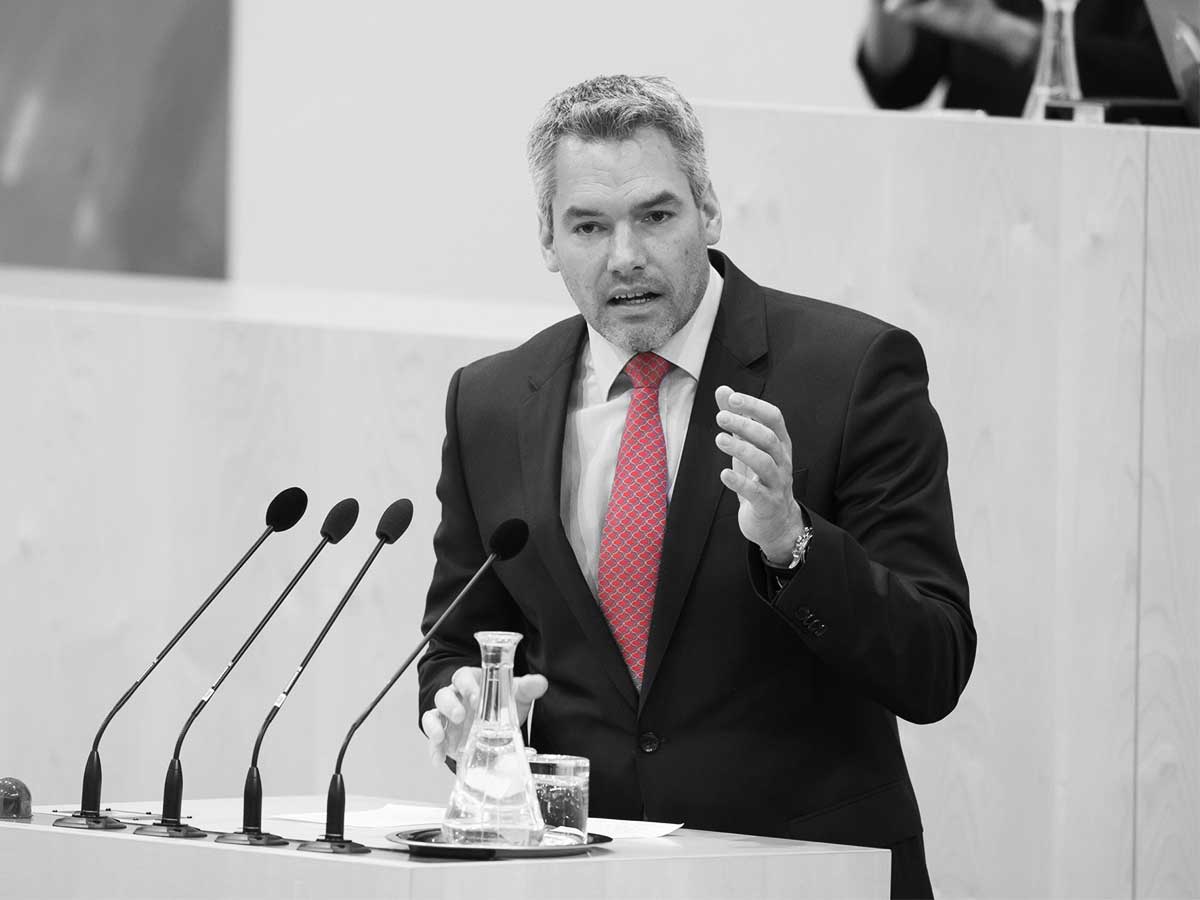 Karl Nehammer - Parlamentsdirektion - Thomas Jantzen