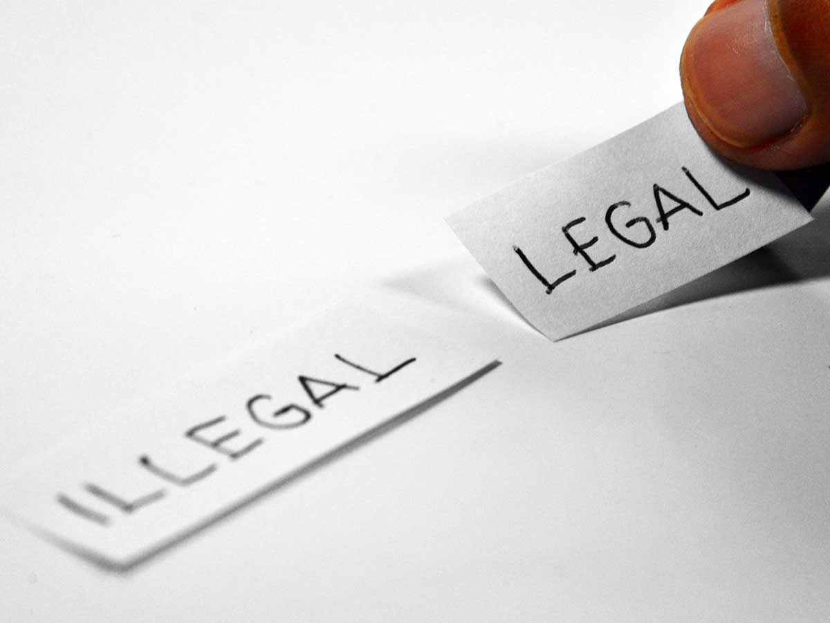 Motivsujet - Illegal - Legal - Ramdlon auf pixabay