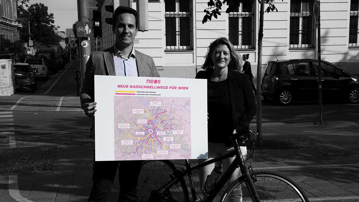 Christoph Wiederkehr und Bettina Emmerling - Konzept Radschnellwege - Foto: Fass ohne Boden