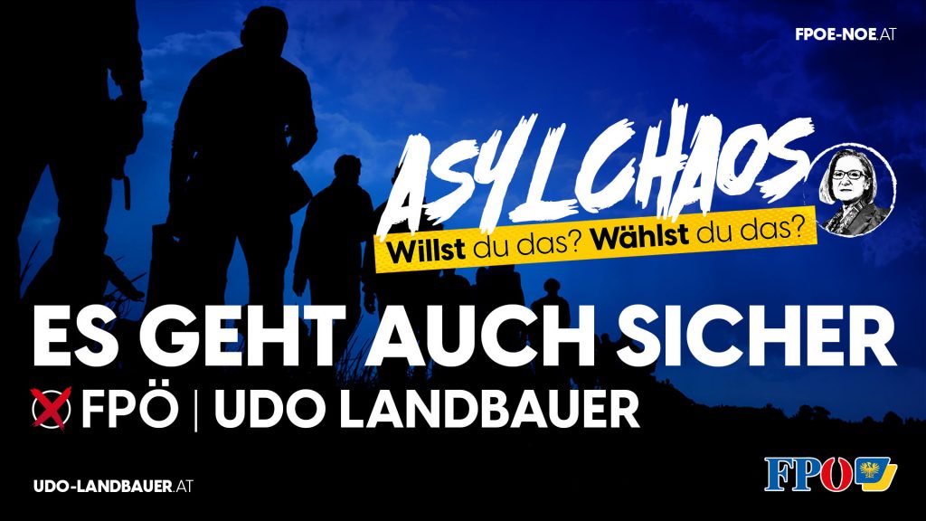 FPÖ NÖ Sujetbild Asylchaos