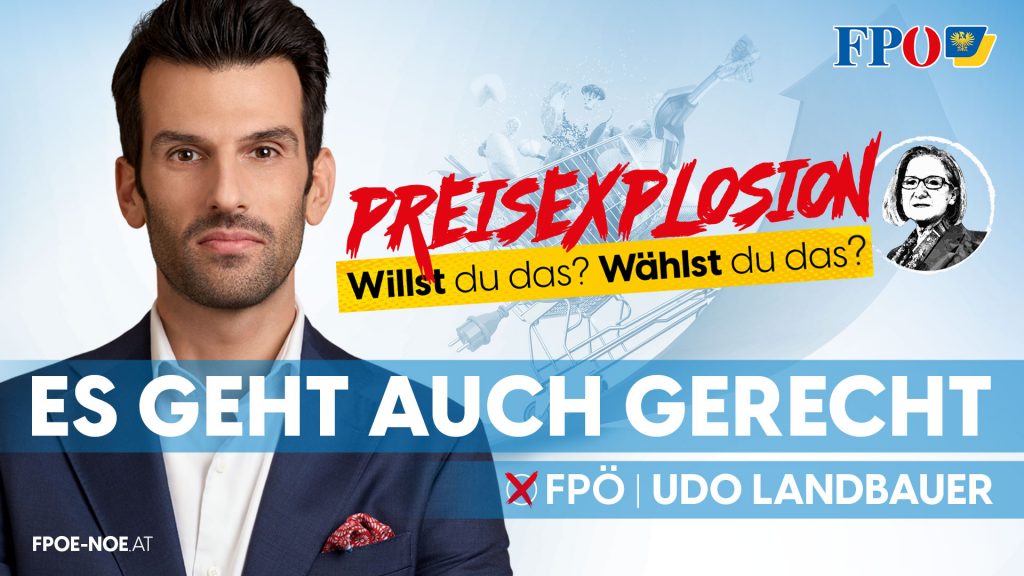 FPÖ NÖ Sujetbild Preisexplosion