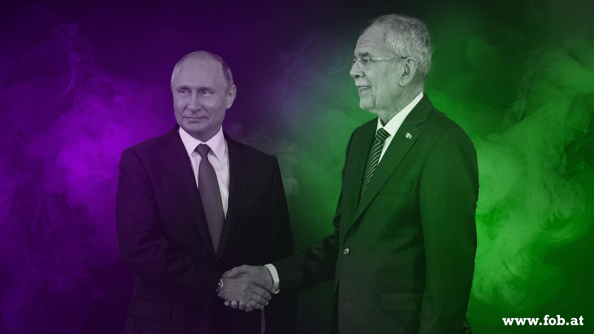Wladimir Putin und Alexander van der Bellen -SepaMedia -Barbara Loschan