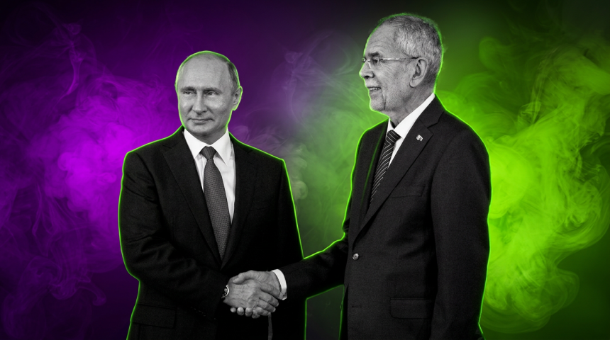 Wladimir Putin und Alexander van der Bellen - Sepa Media - Barbara Loschan