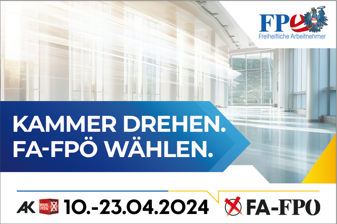 Werbung - FPÖ FA Niederösterreich