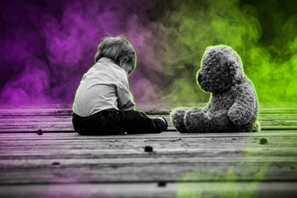 Sujetbild Kind mit Teddybär - Cheryl Holt - Pixabay - Runway FoB AI