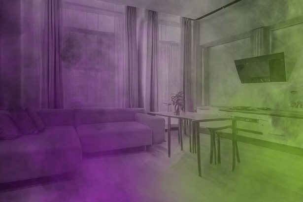Wohnzimmer einer Wohnung - FoB AI