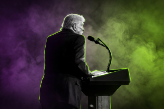 Donald Trump Rede - White House - Runway FoB AI