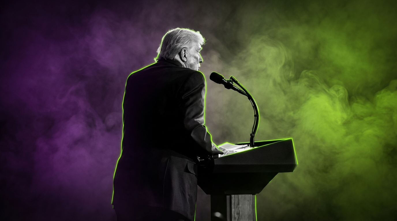 Donald Trump Rede - White House - Runway FoB AI