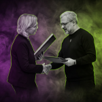 Lenore Gewessler und Herman Haluschtschenko - Energieministerium der Ukraine - mev.gov.ua - Runway FoB AI