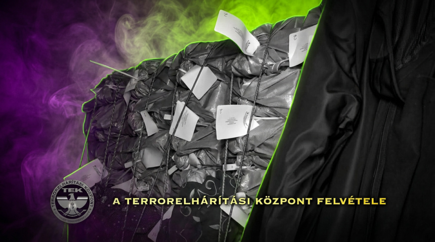 Geldtransporter mit Geldsäcken - TEK Video - Ungarische Regierung - Runway FoB AI