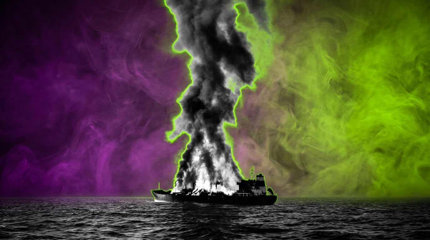 Sujetbild Öltanker - Grok Runway FoB AI