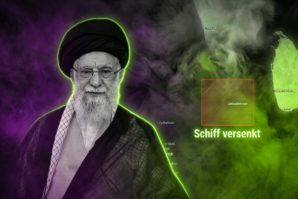 Sujetbild iranisches Schiff Dena - Runway FoB AI