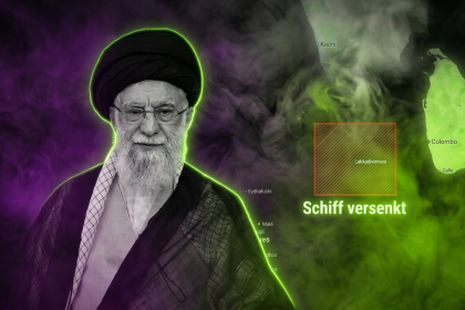 Sujetbild iranisches Schiff Dena - Runway FoB AI