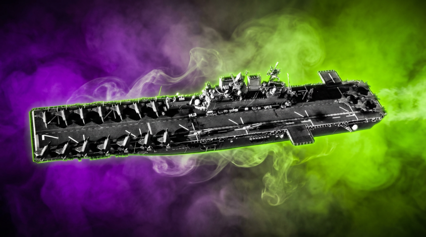 USS Tripoli - Marine Corps Samuel Ruiz - Runway FoB AI