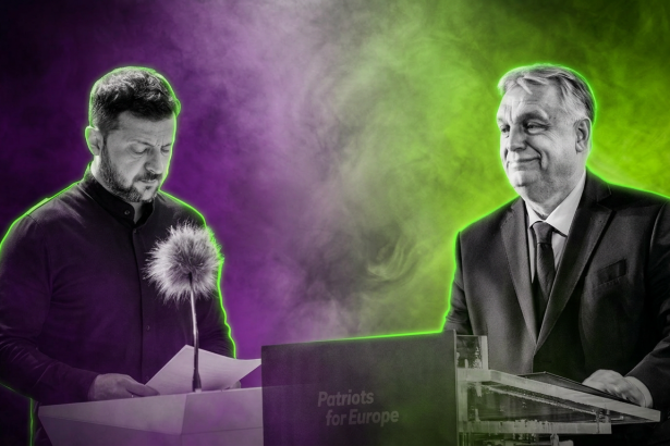 Wolodymyr Selenskyj und Viktor Orban - Runway FoB AI