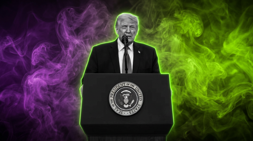 Donald Trump - 1. April 2026 - Screenshot YouTube - Runway FoB AI