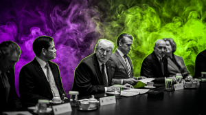 Donald Trump und US-Regierung - White House - Runway FoB AI