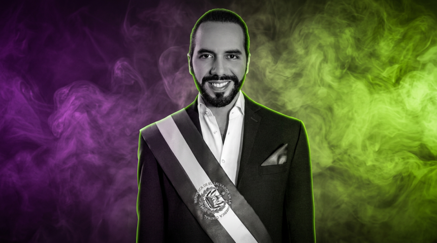 El Salvadors Präsident Nayib Bukele - Offizielles Portrait - Runway FoB AI