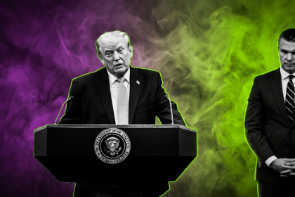 Donald Trump und Pete Hegseth - White House - Runway FoB AI