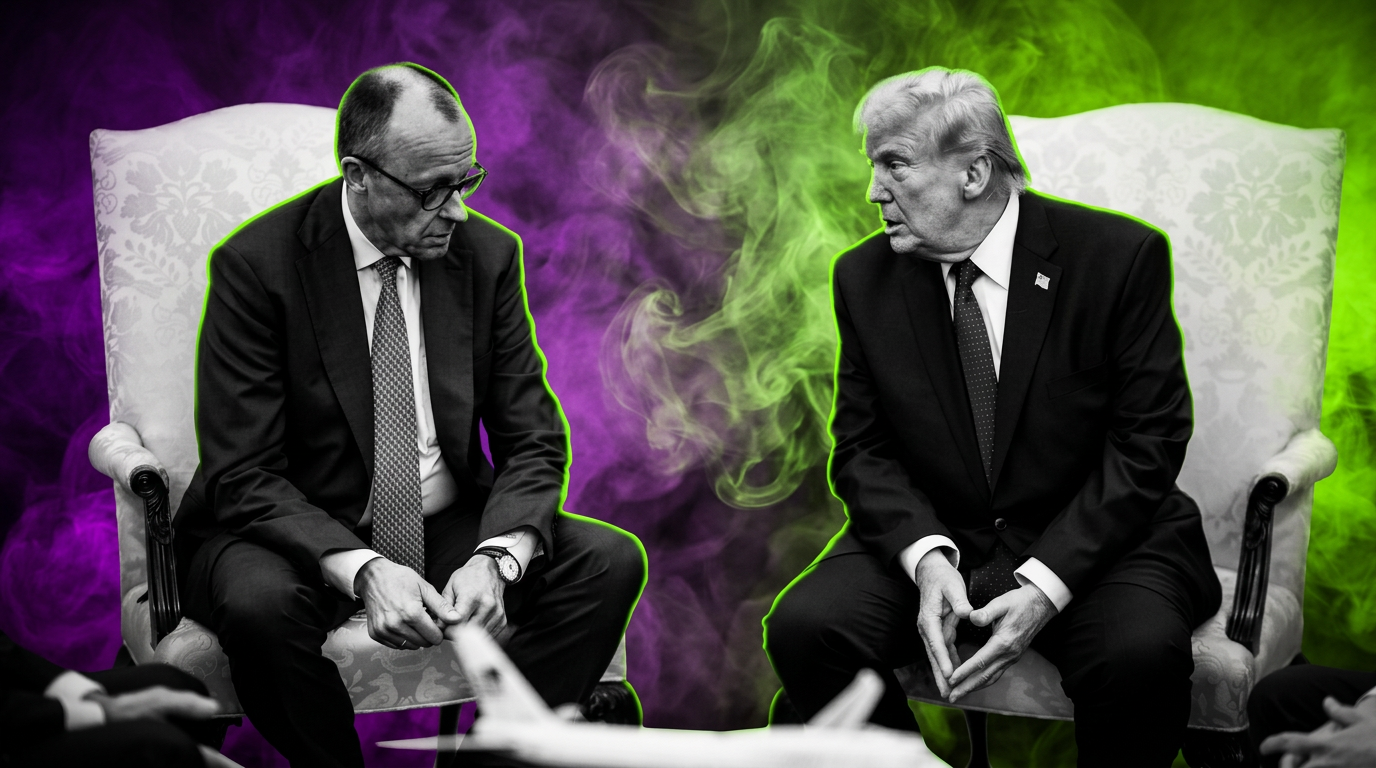 Friedrich Merz und Donald Trump - White House - Runway FoB AI