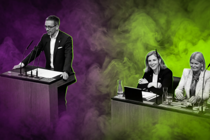 Herbert Kickl und Bundesregierung - Runway FoB AI
