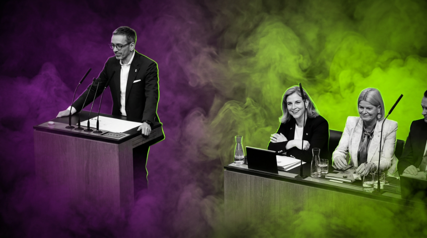 Herbert Kickl und Bundesregierung - Runway FoB AI