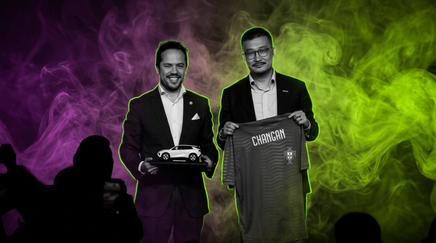 João Meidros Cardoso und Mengdong - Changan Europe - Runway FoB AI
