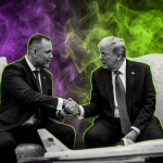 Sujettbild Polen Karol Nawrocki und Donald Trump - White House - Runway FoB AI