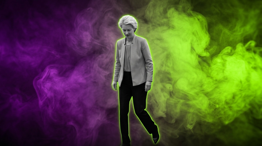 Ursula von der Leyen - White House - Runway FoB AI