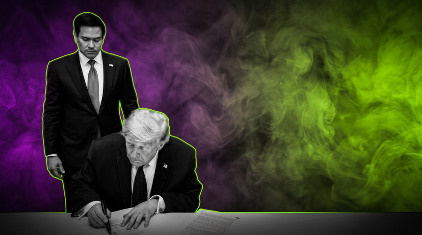 Donald Trump und Marco Rubio - White House - Runway FoB AI