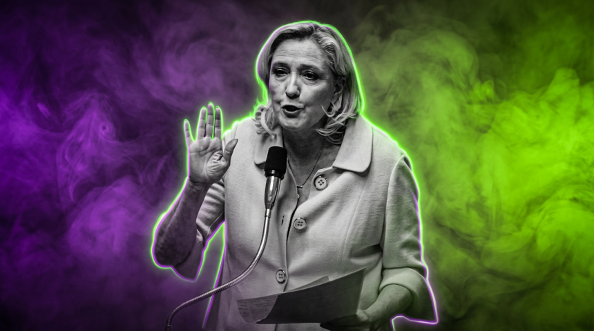 Marine Le Pen - Screenshot YouTube - Runway FoB AI