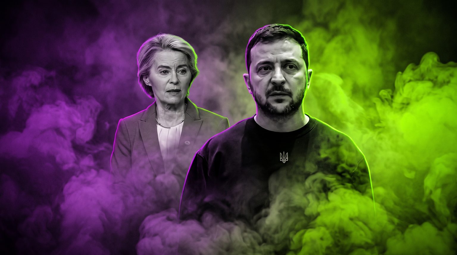 Ursula von der Leyen und Wolodymyr Selenskyj - Screenshot YouTube - Runway FoB AI